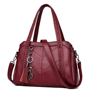 Valenkuci Women Tassel Luxury Handbags Women Messenger Bags Designer Handbags Retro Tote Shoulder Bag
