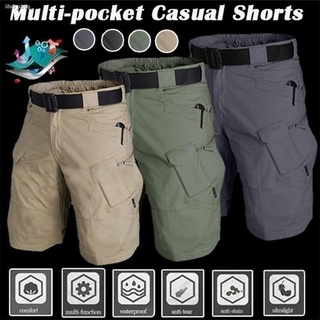 cod✇∏Waterproof Tactical Cargo Shorts Mens Tactical Military Army Cargo Combat Camo pants S-5XL