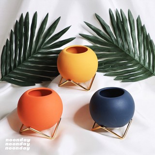 Cabana Pot | Ceramic Round Modern Planter Vase Plant Aesthetic Minimalist Simple Nordic Home Decor