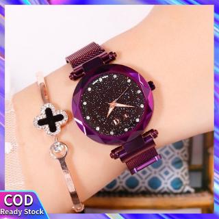 Magnetic Buckle StainlessSteel Watch Women Starry Watch COD⌚ (6)