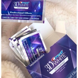 Crest 3D White Professional Effects Teeth Whitening Strip (One Sachet Only)