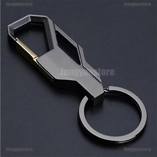 NEW Mens Creative Alloy Metal Keyfob Gift Car Keyring Keychain Key Chain Ring（fengyunstore）