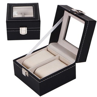 home Fashion PU Leather Watch Storage Showcase Box (3)