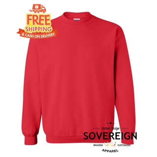 Gildan Sweatshirt Crewneck Red