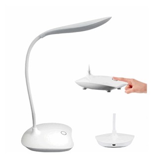 LED Stand Desk Lamp Rechargeable 3 Levels Brightness Study Reading Desk Lamp