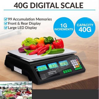 Digital Weighing Scale Food Computing 1Kg To 40Kg