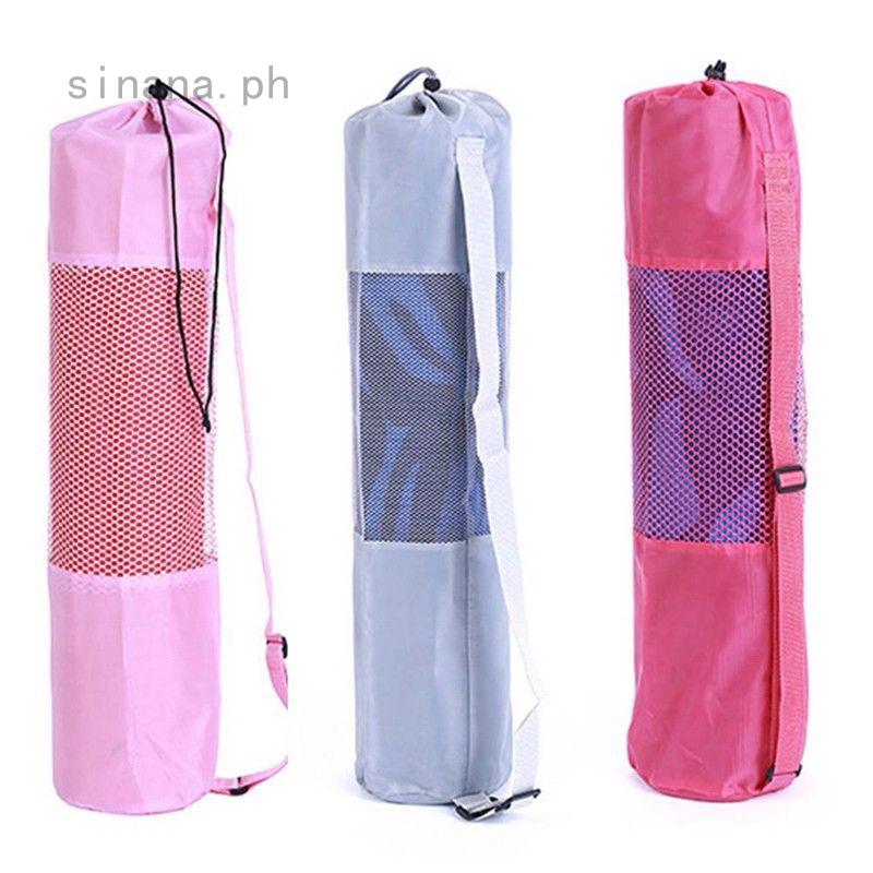 sinana Portable Yoga Mat Bag Nylon Carrier Washable Adjustable Strap Carry Bag