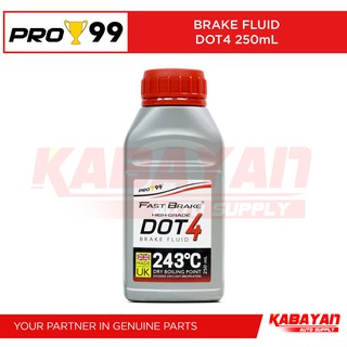 PRO-99 Fast Brake High-Grade DOT-4 Brake Fluid 250ml PBF4-8190-250 1pc (1)