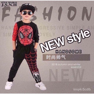 【ins】Men Clothes♦ↂ♀COD SPIDER-MAN TERNO FOR KIDS