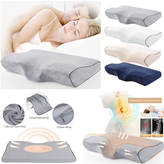 1pcs Memory Foam Pillow Neck Orthopedic Sleep Massager Pillow Neckrest Bedding Pillows For Sleeping (2)