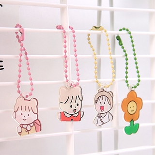 Korean-style Cute Cartoon Keychain Pendant Bag Key Adult Key Chain Couple Key Ring Bag