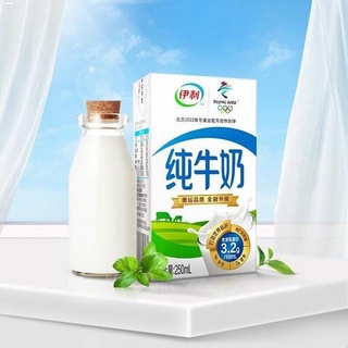 Non-dairy Milk☌EGOS Imported Food Yili Breakfast Milk 250ml Wheat Pure Milk Flavor Beverages