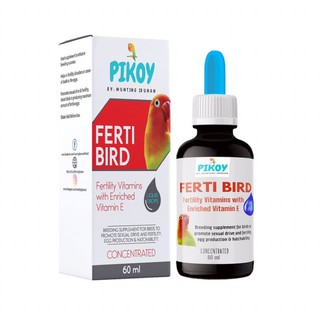 PIKOY FERTI BIRD Liquid Fertility Vitamin Drops with Enriched Vit E (All Types of Birds)