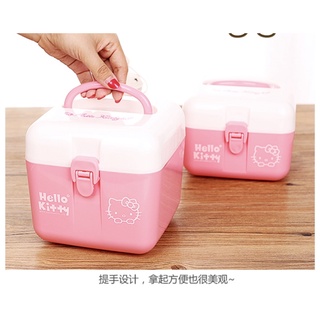 Hello kitty plastic box, suitable for medical supplies such as jewelry