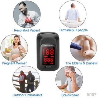 ✿[Ready Stock] Finger Clip Pulse Oximeter Portable Oximeter Blood Oxygen Saturation Monitor