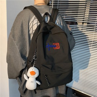 【HOT】backpack male schoolbag female ins backpack student Korean backpack large-capacity backpack mal (6)