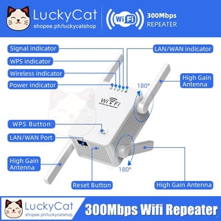 ♈☞❉4 Antenna 2.4GHz 300Mbps High Speed Wifi AP/Router/Repeater/Wifi Range Router Extender (1)