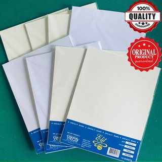 Veco Elit Vellum Specialty Board 220gsm 10sheets White/Cream Long/Short/A4