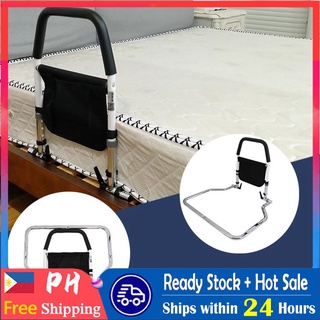 Adjustable Bed Assist Rail Handle and Hand Guard Grab Bar, Bedside Safety and Stability