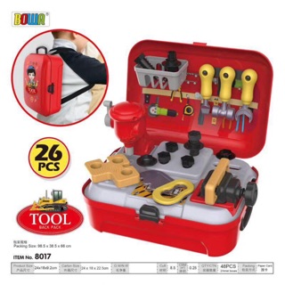 Play set Tools Back Pack Boy And Girl