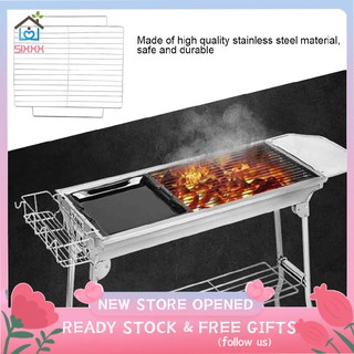 [READY STOCK] Stainless Steel Non-Stick Barbecue BBQ Rack Baking Wire Mesh Grill Garden