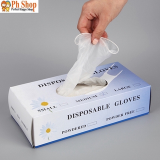 Medical Vinyl Gloves Medium Non Sterile, Powder Latex Free - Medical Examination cod