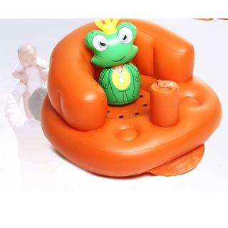 Upgraded Children's Dining Small Sofa Environmental Protection PVC Leisure Comes with Inflatable Mul