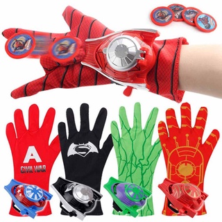 ZYD Kids Spiderman Ironman Batman Captin American Launcher Gloves Children Toys Hulk launcher