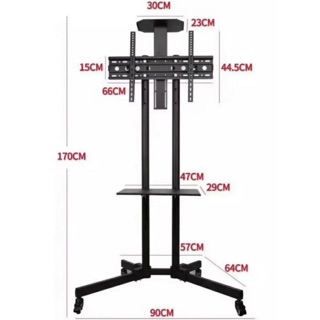 Movable TV stand LED LCD 26”-55” (2)
