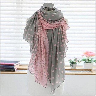 Accessories Candy Colors Long Fashion Women Shawl Silk Scarf (3)