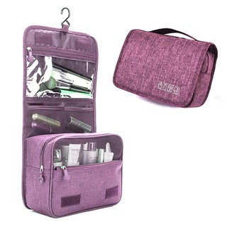 Travel Toiletry Bag Organizer, Waterproof Hanging Toiletry Kit Travel Makeup Organizer Portable Cosm
