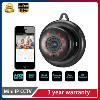 Ready stock Mini CCTV Camera HD 1080P Wifi Wireless Ip Cam Night Vision IPcam Night Vision monitor