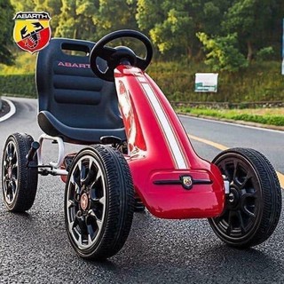 LICENSED ABARTH Pedal Go Kart For kids/BIKE FOR KIDS/RUBBER TIRES GO KART