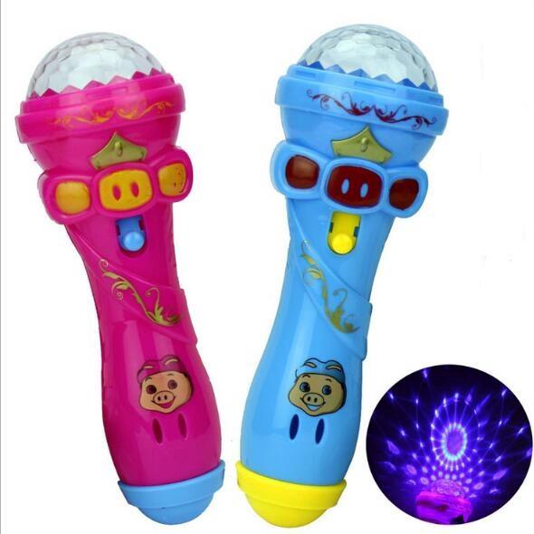 Funny Singing Lighting Wireless Microphone Gift Music Karaoke Cute Mini Speaker Toy (1)