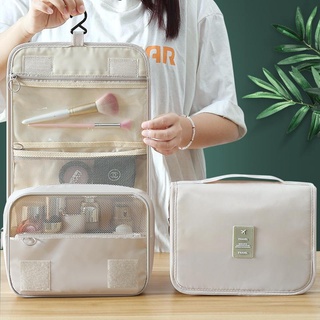 Multi-function Makeup Storage Bag Foldable Large Capacity Travel Pouch Fashion Beauty Cosmetic Organizers Hanging Bag