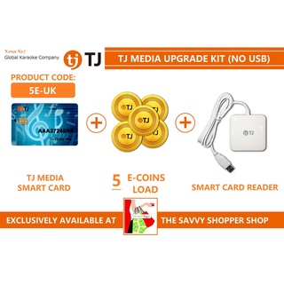 (Original) TJ Media Upgrade Kit with 5 E-coins for New Song Authentication