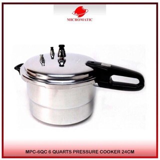 (with 1 year warranty)MICROMATIC MPC-6QC Pressure Cooker 6 quarts 24cm
