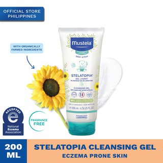 Mustela Stelatopia Cleansing Gel 200 ml, Atopic-prone skin