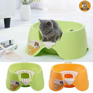 Modern Round Cat Litter Box (1)