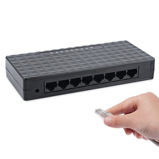 SUPB☀8-Port 10/100Mbps Ethernet Network Switch HUB Desktop Mini Fast LAN Switcher ISJE
