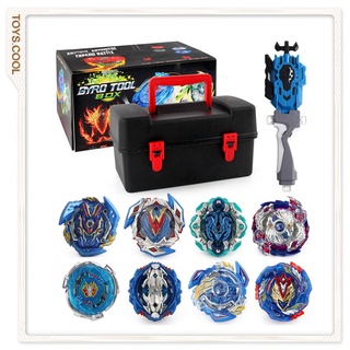 Beyblade Gyro Burst Set with 8 Spinning Top and 1 Launchers Storage Box Kids Gift beyblade burst