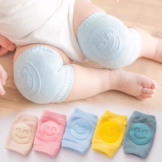 Bagshop Korea Baby Crawl Protector Anti Slip Knee Pads Smiling face knee pads