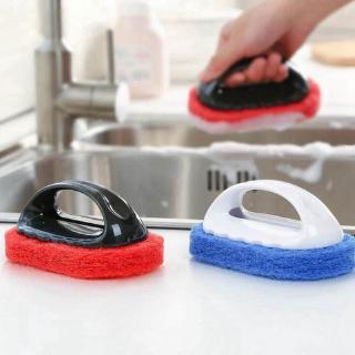 1 Pieces Sponge Cleaner Durable Tile Bathtub Ceramic Glass Brush Cleaning Tool