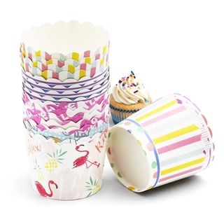 【FOREVER】50pcs Disposable Cake Baking Cup Cupcake Muffin Wedding Birthday Party (2)