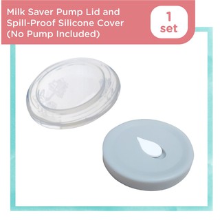 babiesbaby cover❀Orange and Peach Milk Saver Pump Lid Spill Proof Silicone Cover (Lids Only, No Inc
