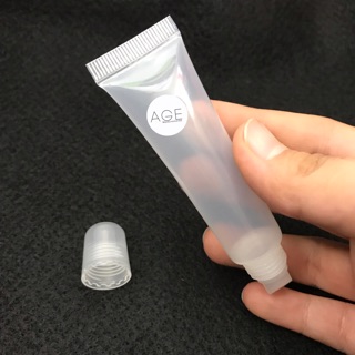 10pcs 15ml lip gloss bottle lip tint slant tip clear tube (2)