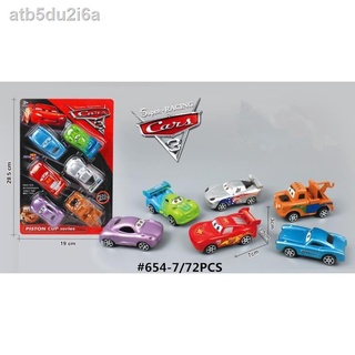 ❏✙Cozy 6 in 1 Cars Lightning Macqueen Plastic Vehicles without Frictions Kids Toys Gift Ideas