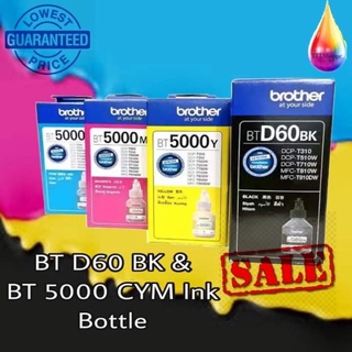 Ink Bottle BT(D60 BK-BLACK) and BT-5000 (CYAN,YELLOW, & MAGENTA) ink bottle
