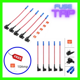Fuse Tap Adapter Plug Distributor Mini ATM Circuit Holder with 10Amp fuse for free!