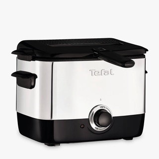 ✗Tefal FF2200 Nonstick Mini Deep Fryer with Basket 1.0L (Oil) / 600g (Food) Stainless Steel 1000W